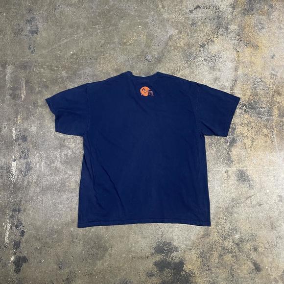 Vintage 90s Nike Spellout Graphic T-Shirt USA Sports Tee Navy Blue XL - Picture 4 of 4